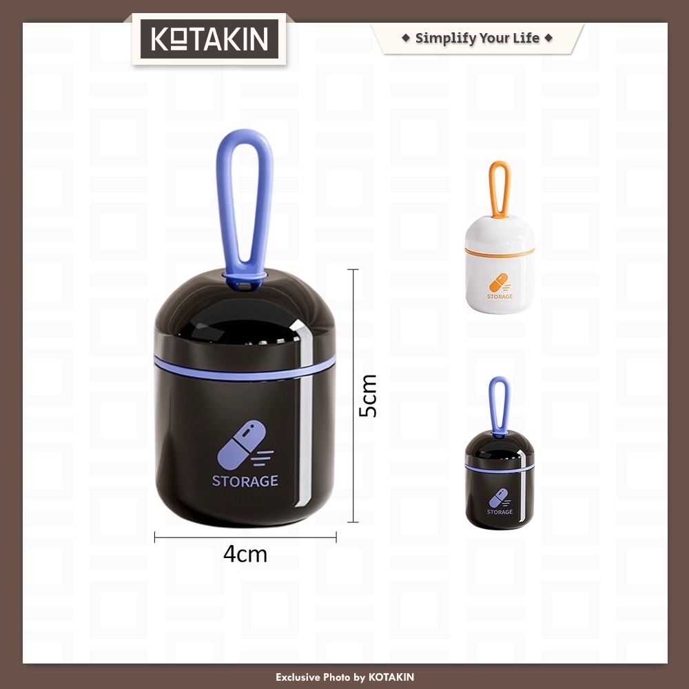 Tempat Kotak Obat Portabel Pill Box Travel